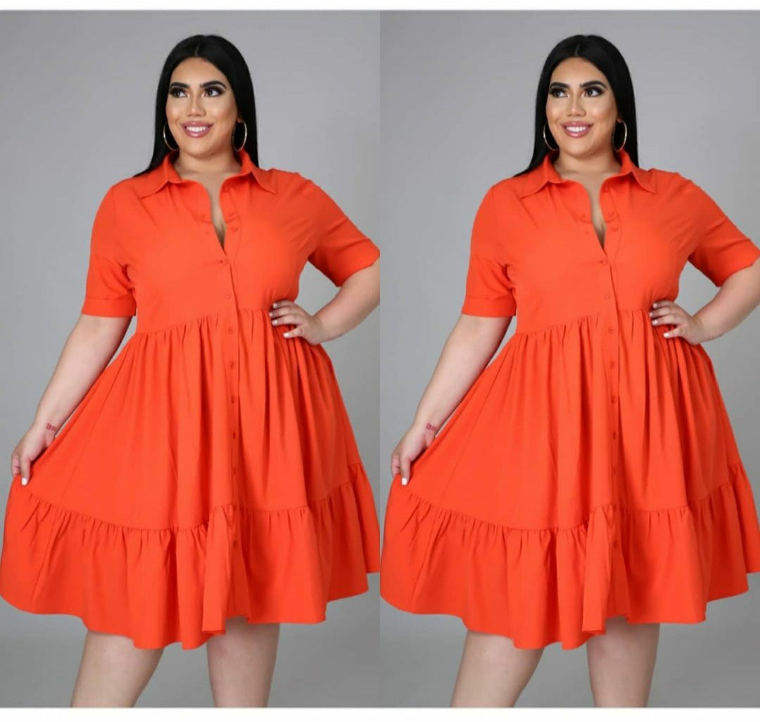 Sunday Dress Orange