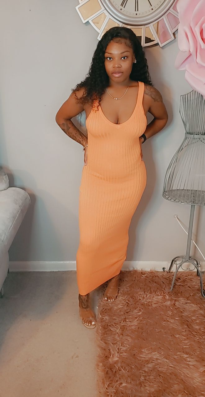 Orange Dress